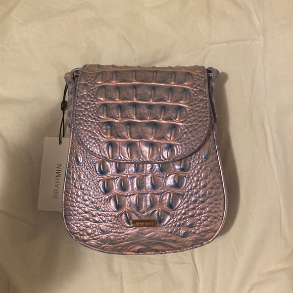 Brahmin Bags Nwt Brahmin Everlee Frosted Lilac Melbourne Crossbody Bag Poshmark